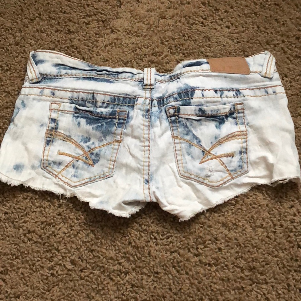 Frayed Jean shorts